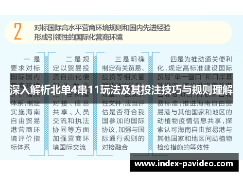 深入解析北单4串11玩法及其投注技巧与规则理解