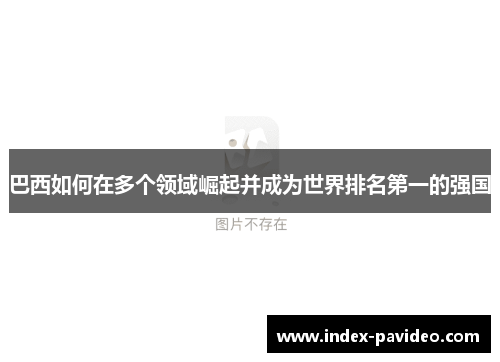 巴西如何在多个领域崛起并成为世界排名第一的强国