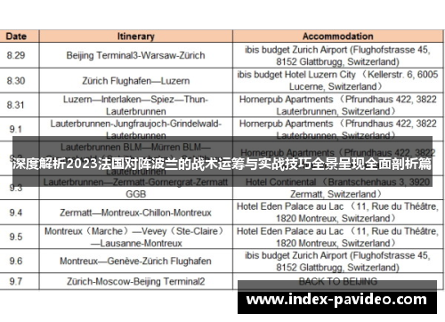 深度解析2023法国对阵波兰的战术运筹与实战技巧全景呈现全面剖析篇